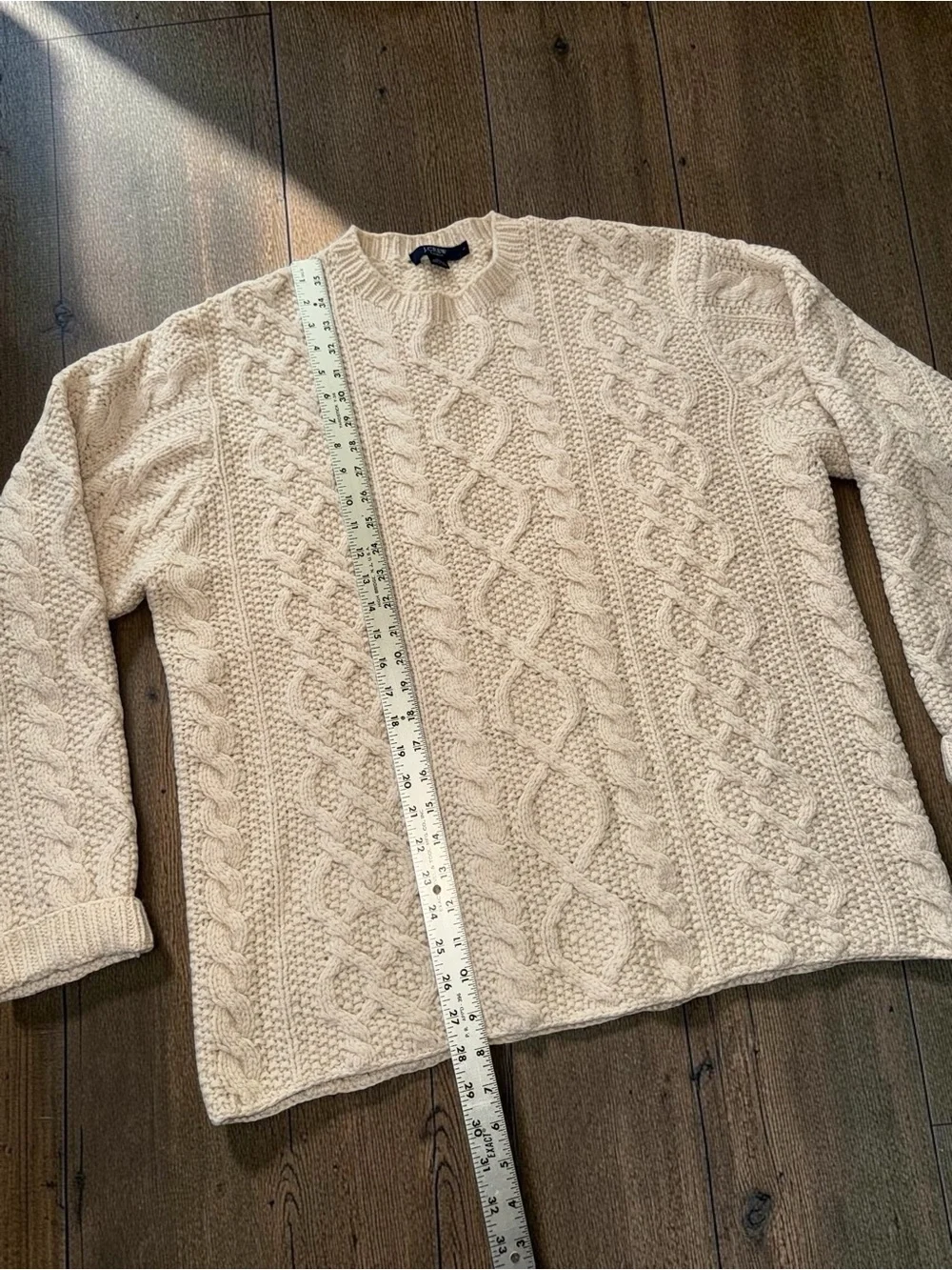 J. Crew crew handknit